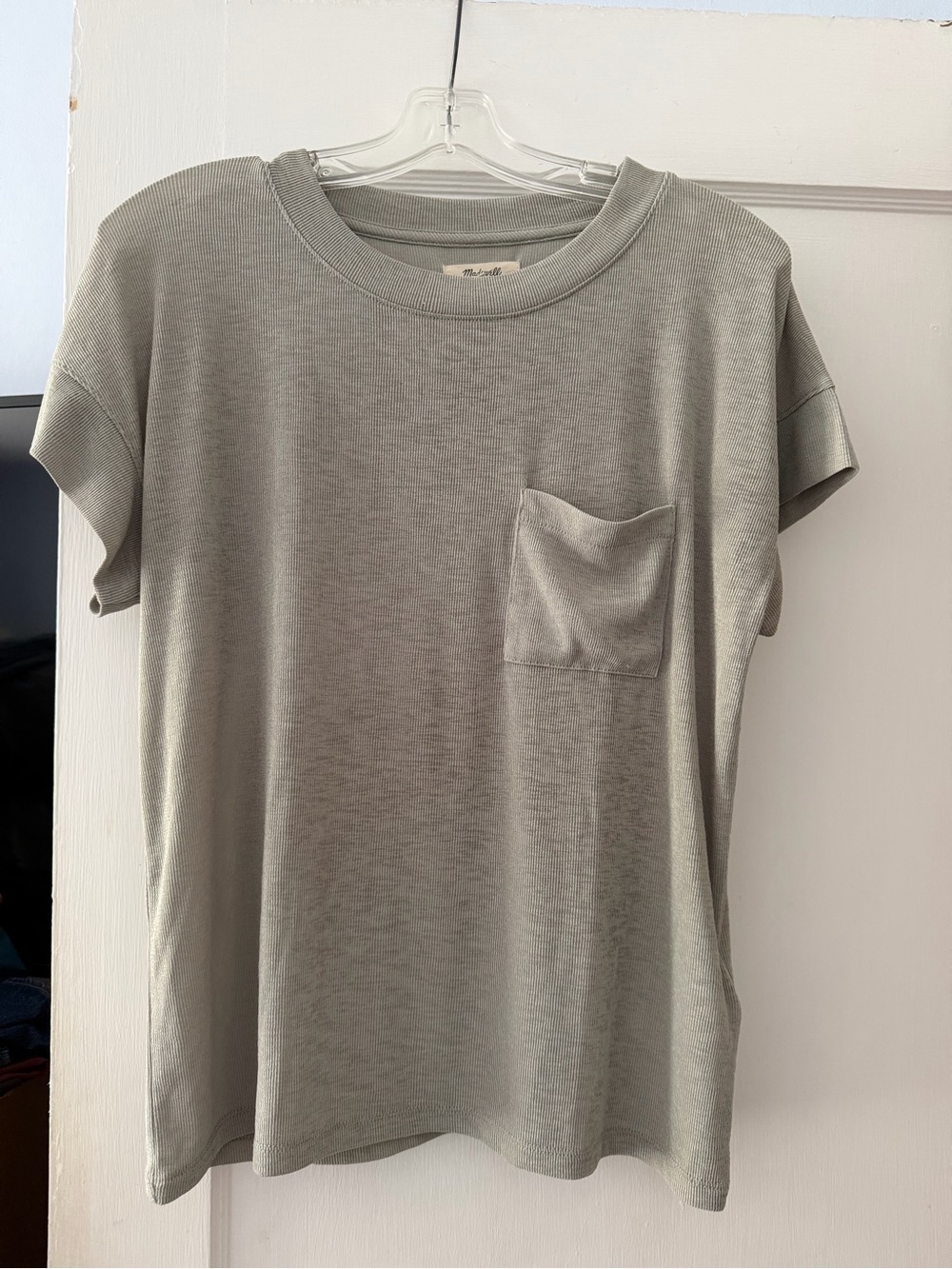 Madewell Light Sage Green Tee